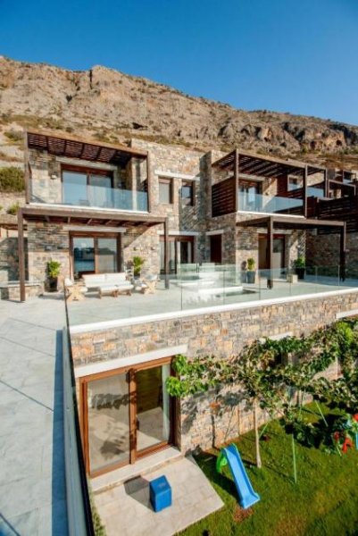 Plaka bei Elounda Traumhafte Luxus-Villa mit sieben Zimmern direkt am Meer. Atemberaubender Meer- und Insel-Blick. Plaka, Elounda. Haus kaufen